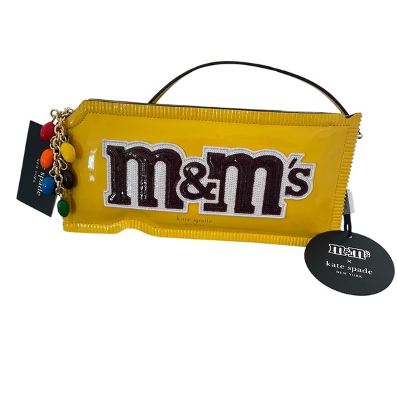 KATE SPADE x M&M’s 3D CANDY EMBELLISHED NOVELTY CROSSBODY BAG - Picture 5 of 6